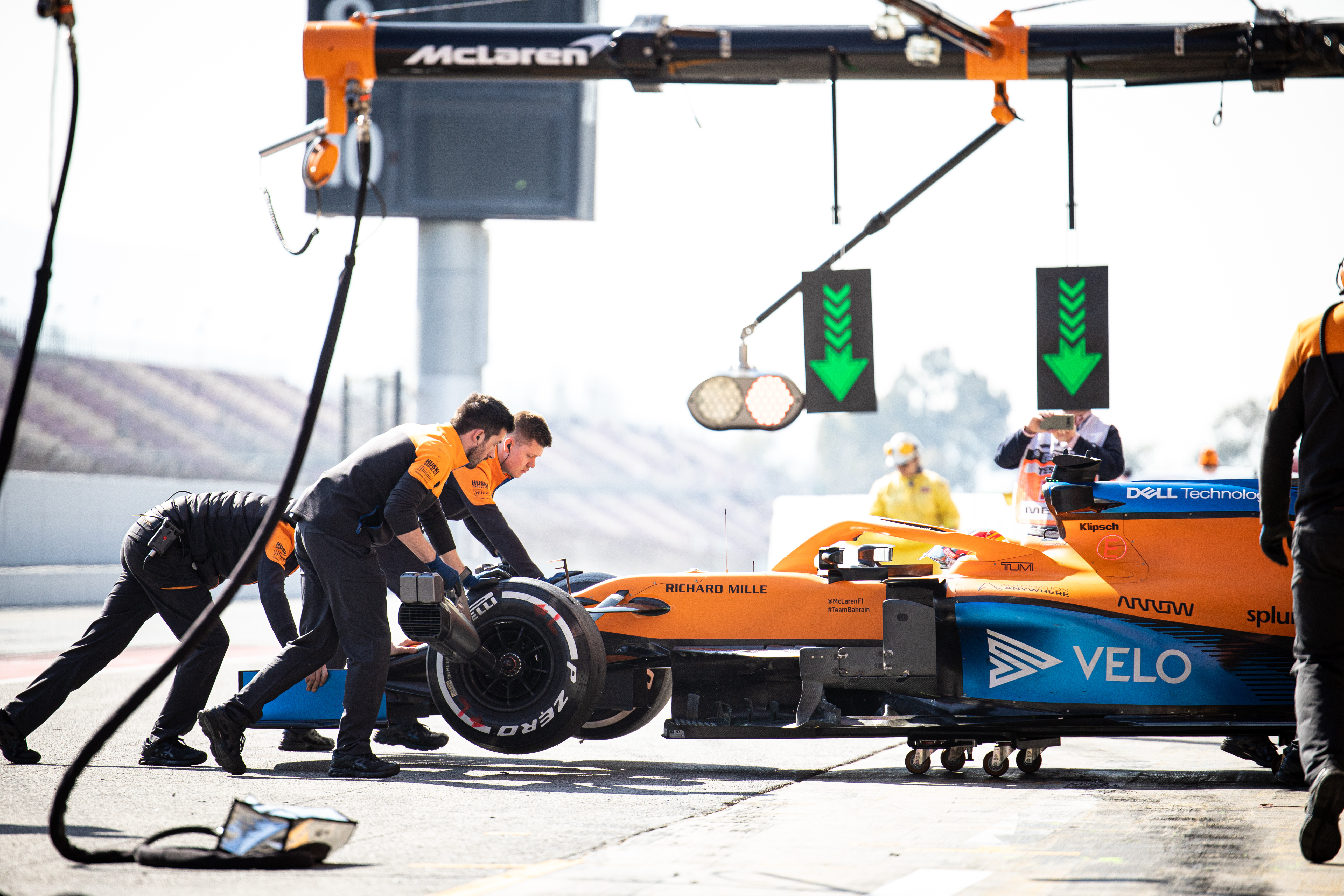McLaren F1 testing Barcelona 2020