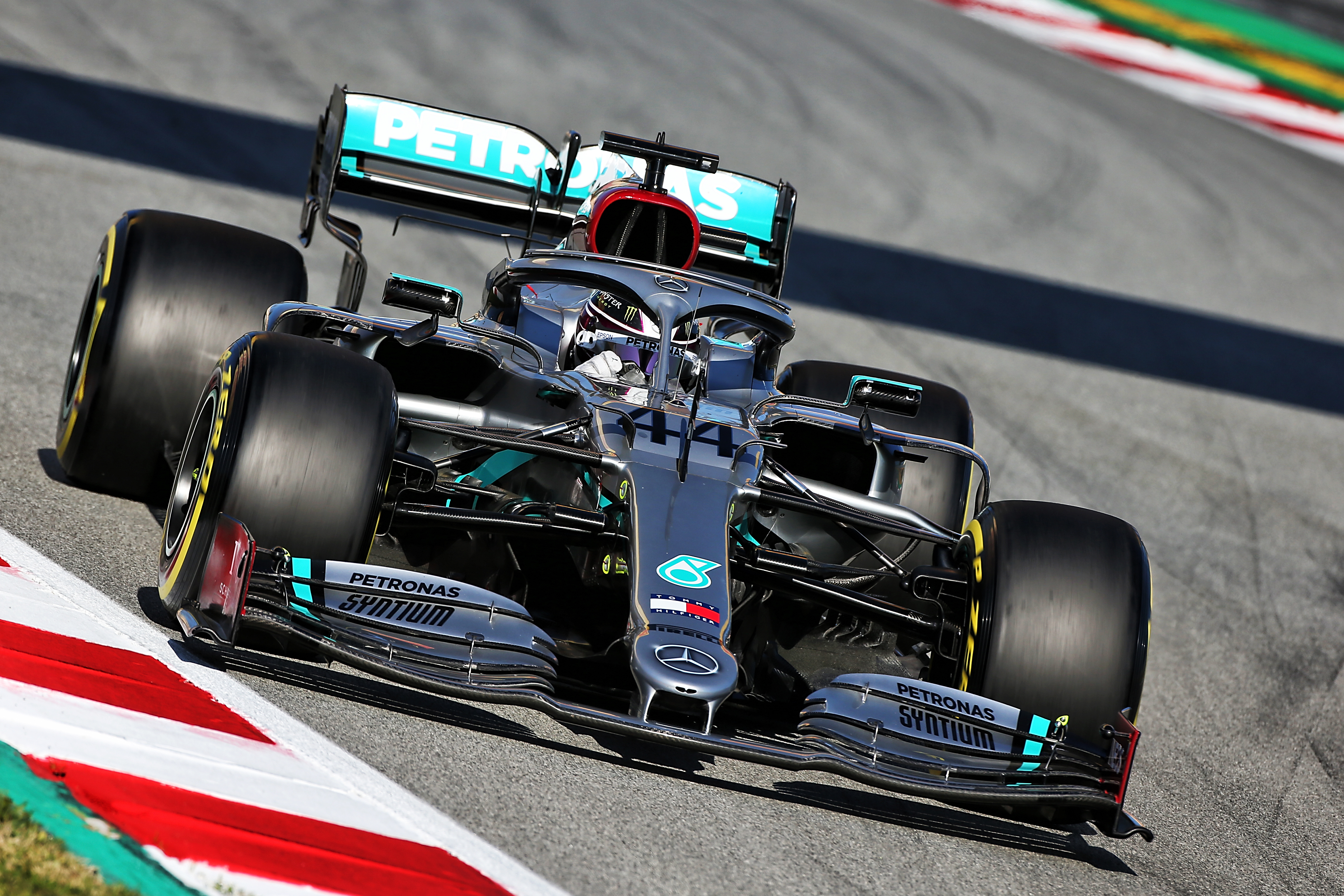 Lewis Hamilton Mercedes Barcelona F1 testing 2020