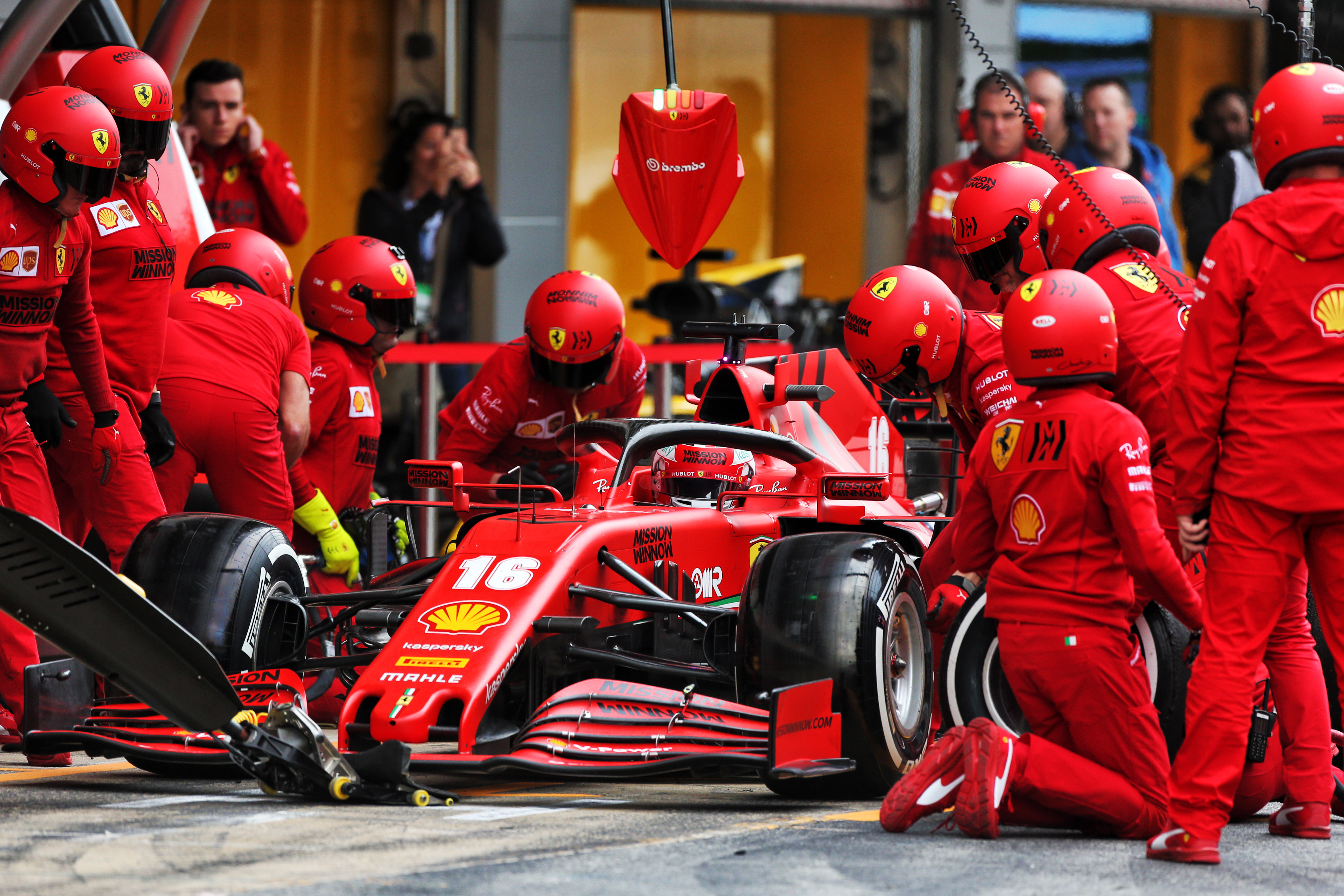 Charles Leclerc Ferrari Barcelona F1 testing 2020