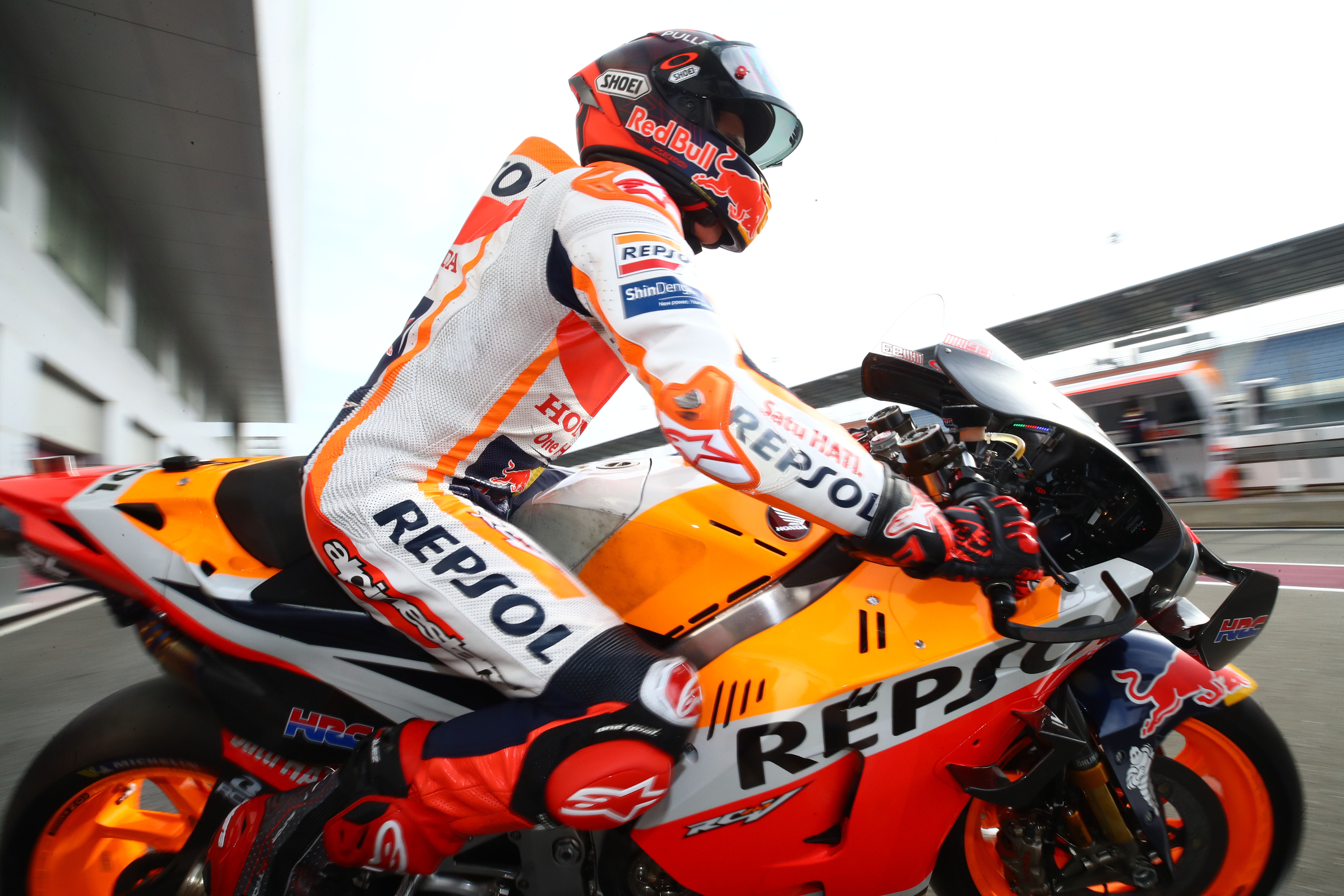 Marc Marquez Honda MotoGP testing Qatar 2020