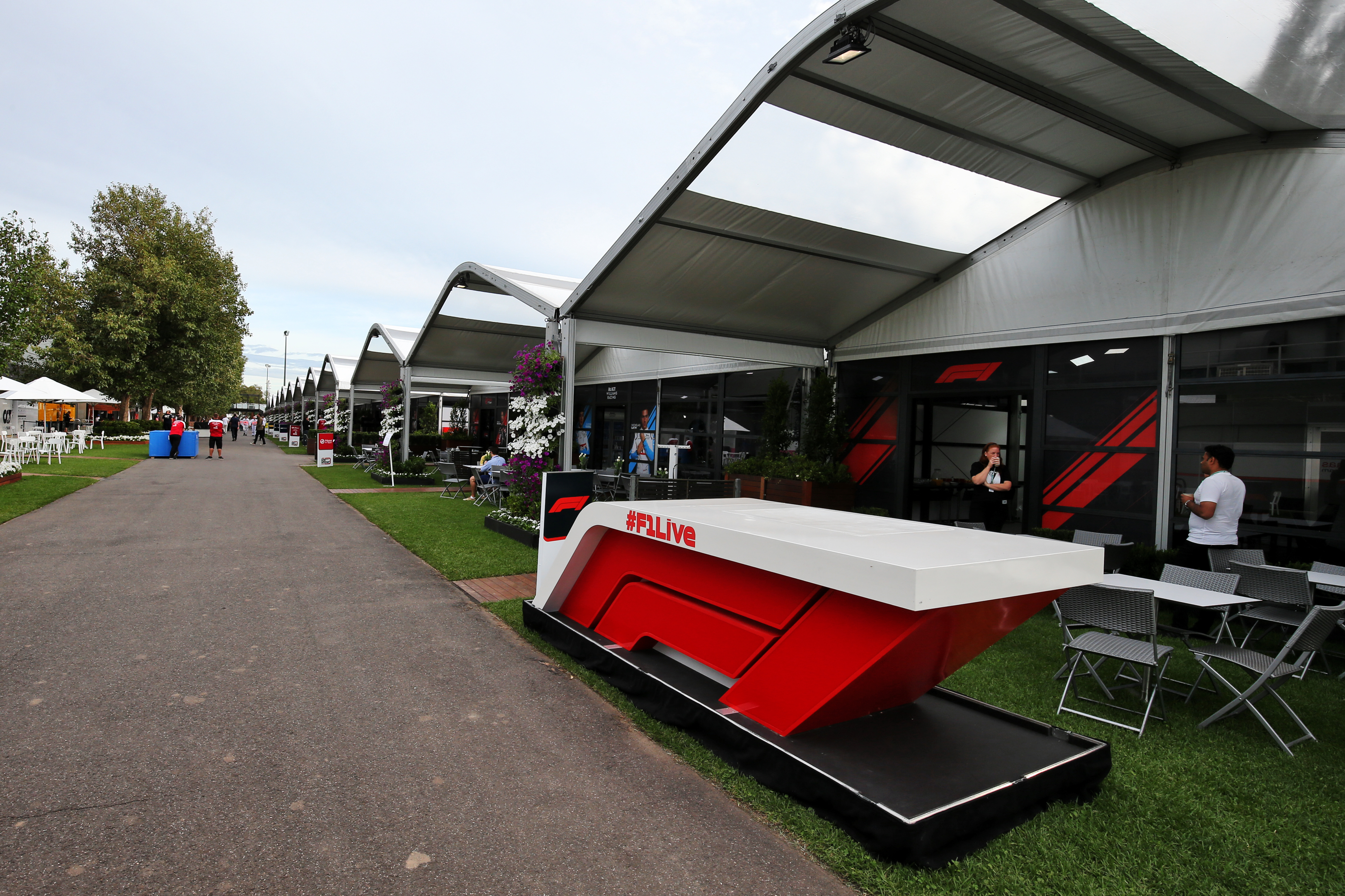 Australian Grand Prix paddock 2020