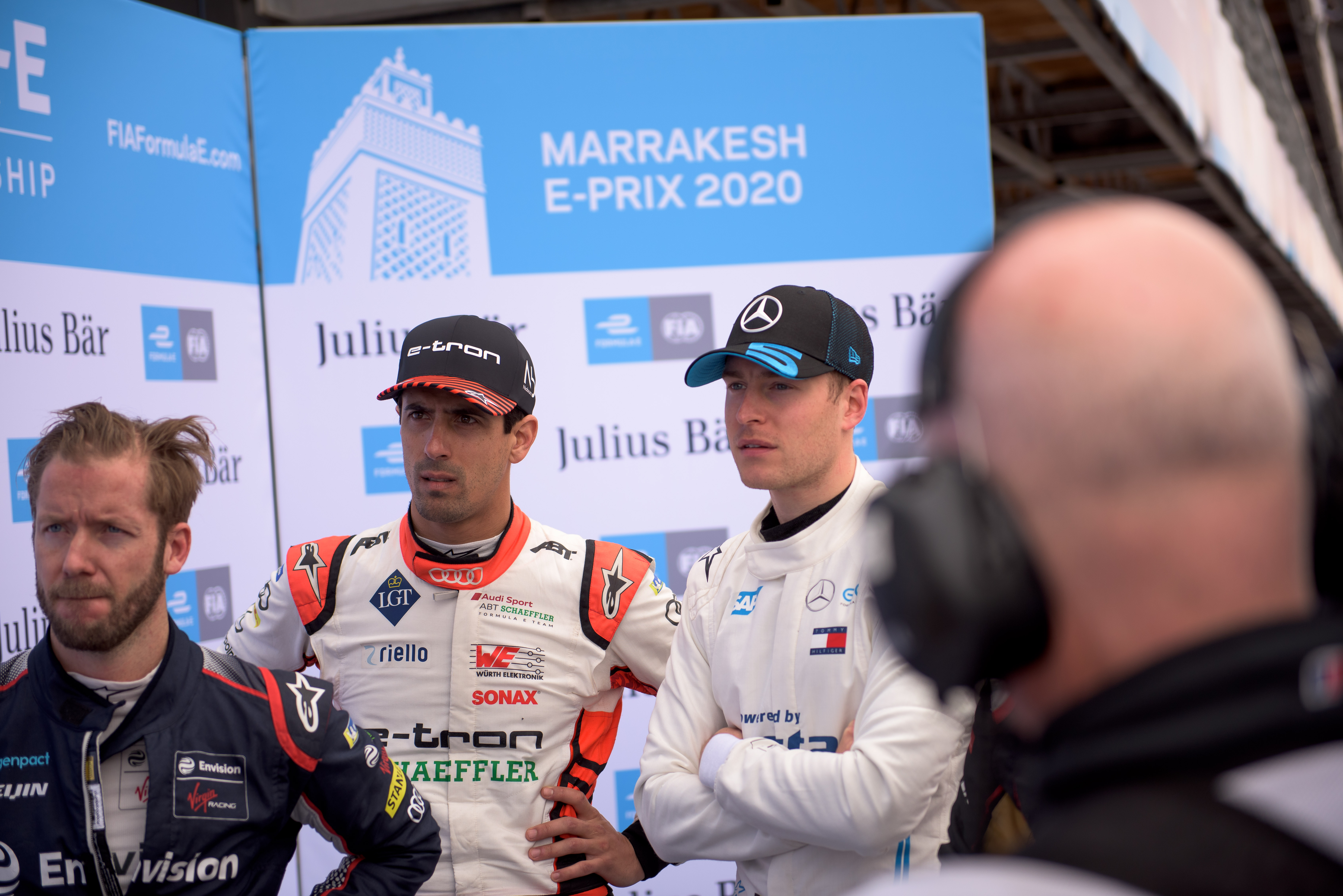 Sam Bird Lucas di Grassi Stoffel Vandoorne