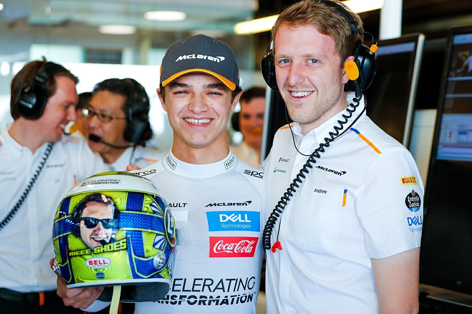 Lando Norris Andrew Jarvis McLaren 2020