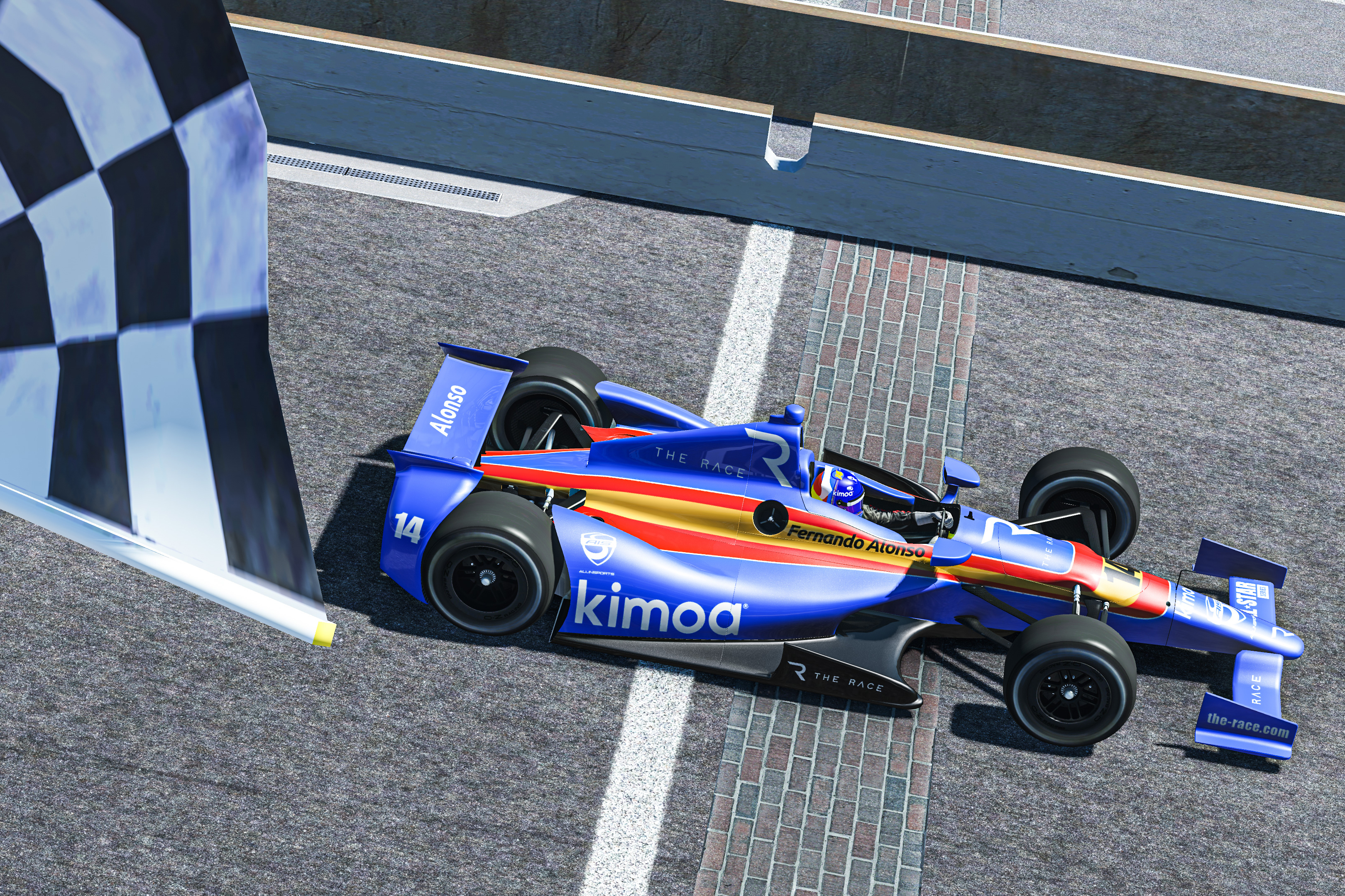 Fernando Alonso wins The Race Legends Trophy Indianapolis
