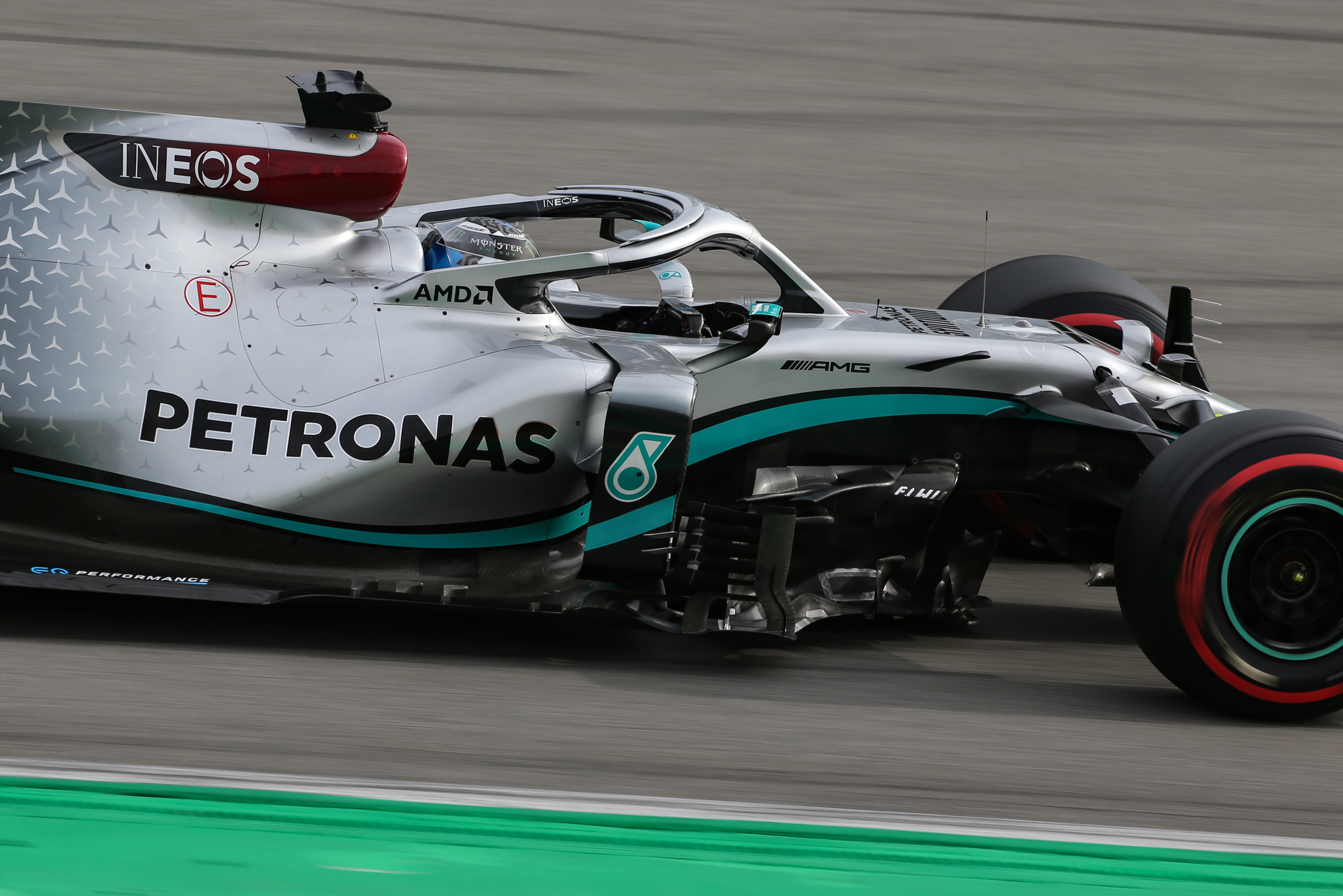 Valtteri Bottas Mercedes Barcelona F1 testing 2020