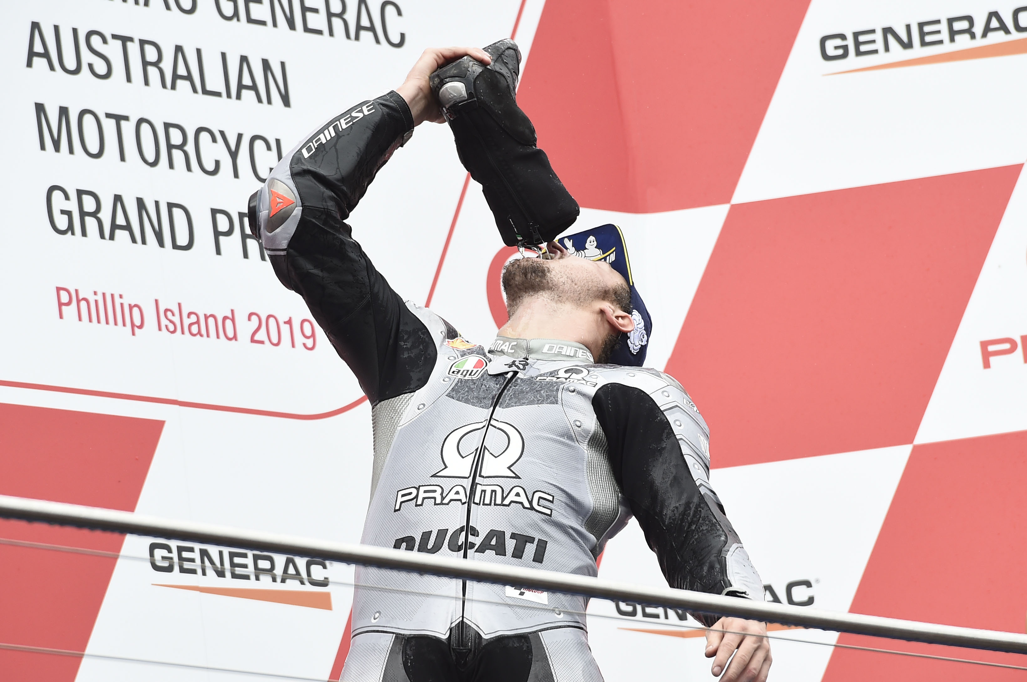 Jack Miller Phillip Island MotoGP podium 2019