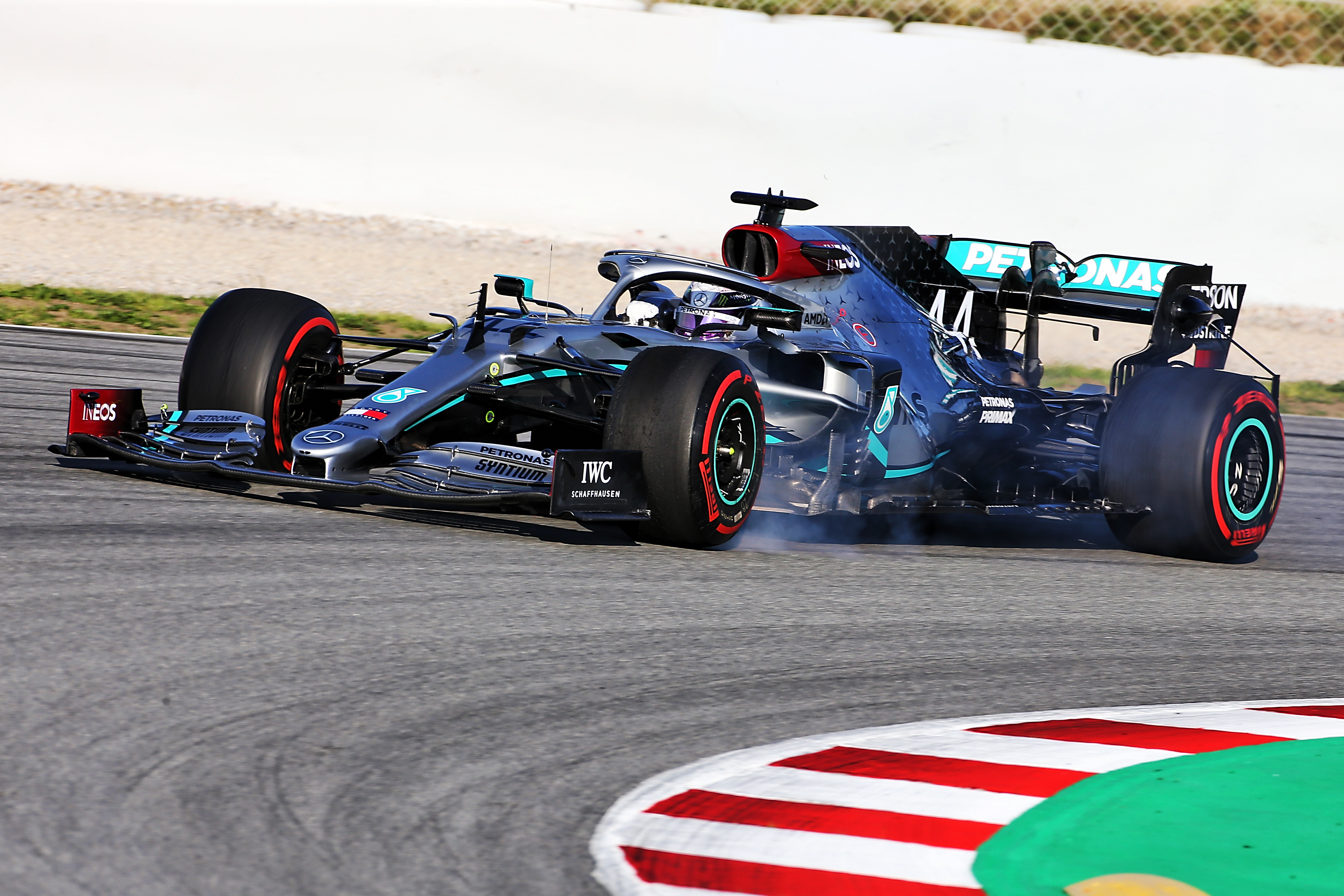 Lewis Hamilton Mercedes Barcelona F1 testing 2020