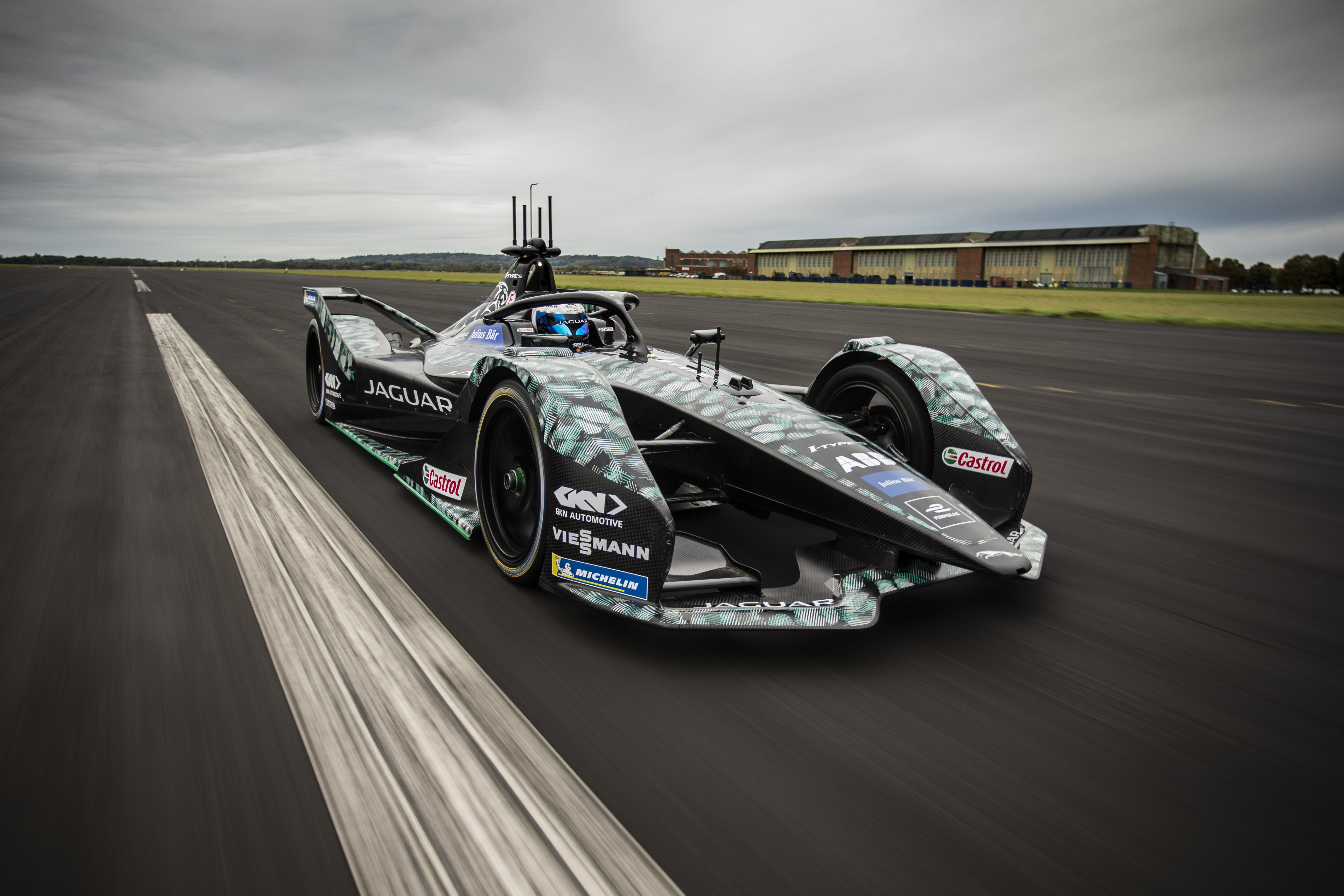 Sam Bird Jaguar Formula E test