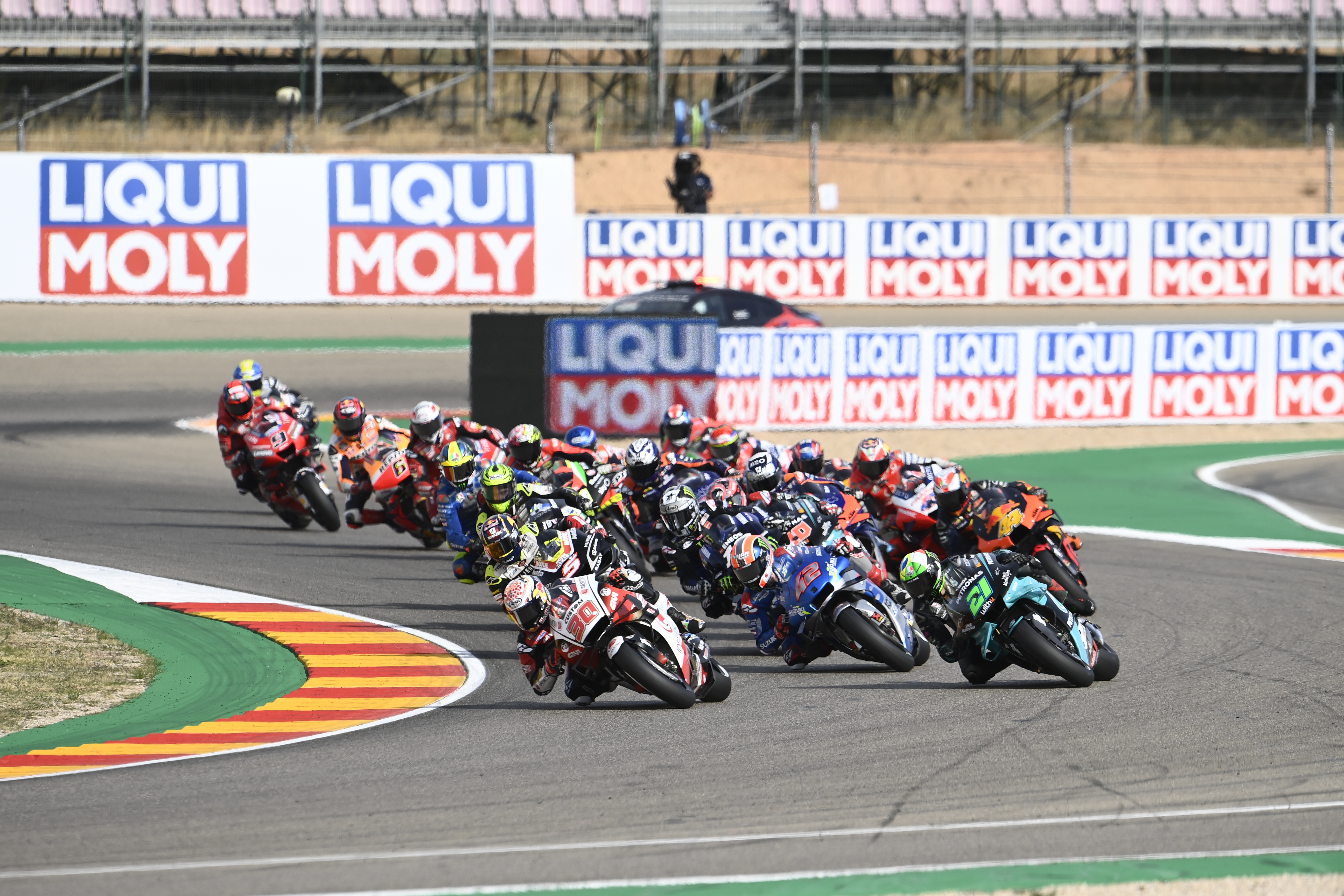 Takaaki Nakagami, Teruel Motogp Race Start, 25 October 2020
