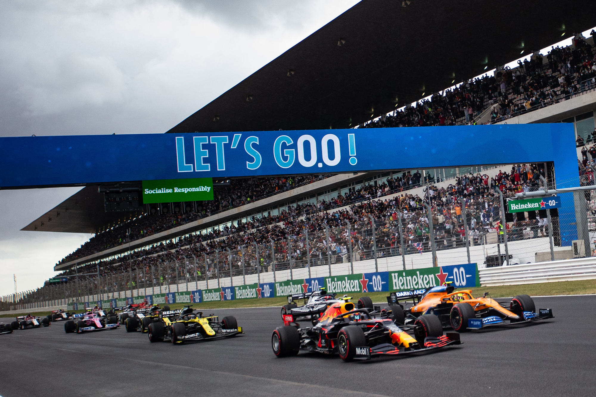 Alex Albon F1 start Portugal Algarve 2020 Red Bull