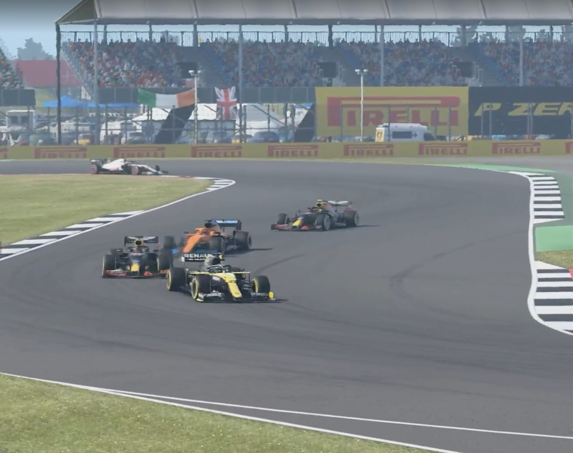 F1 Esports 2020 Britain Longuet Leads Rasmussen Pic 1