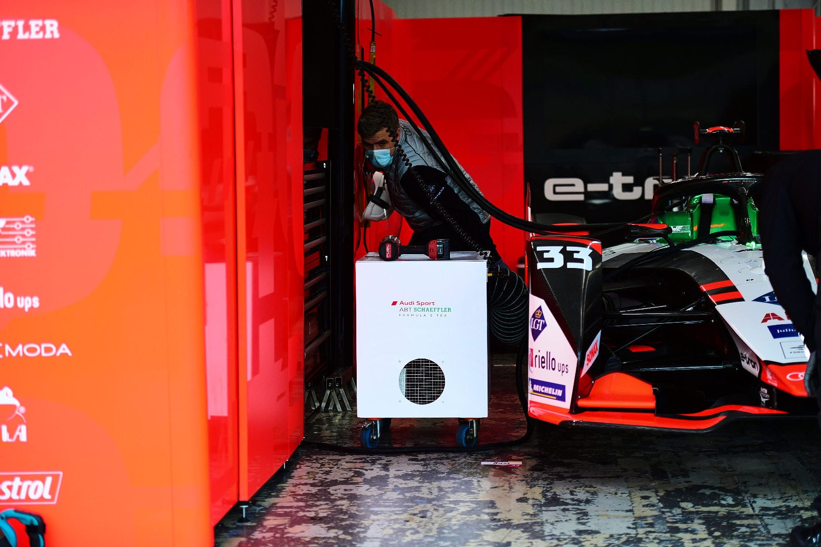 Audi Formula E garage