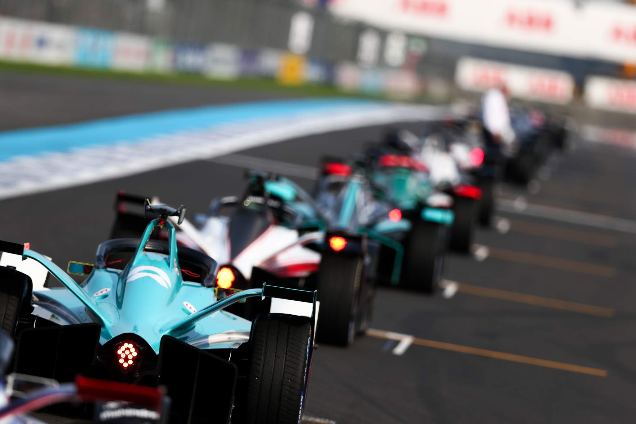 Formula E cars