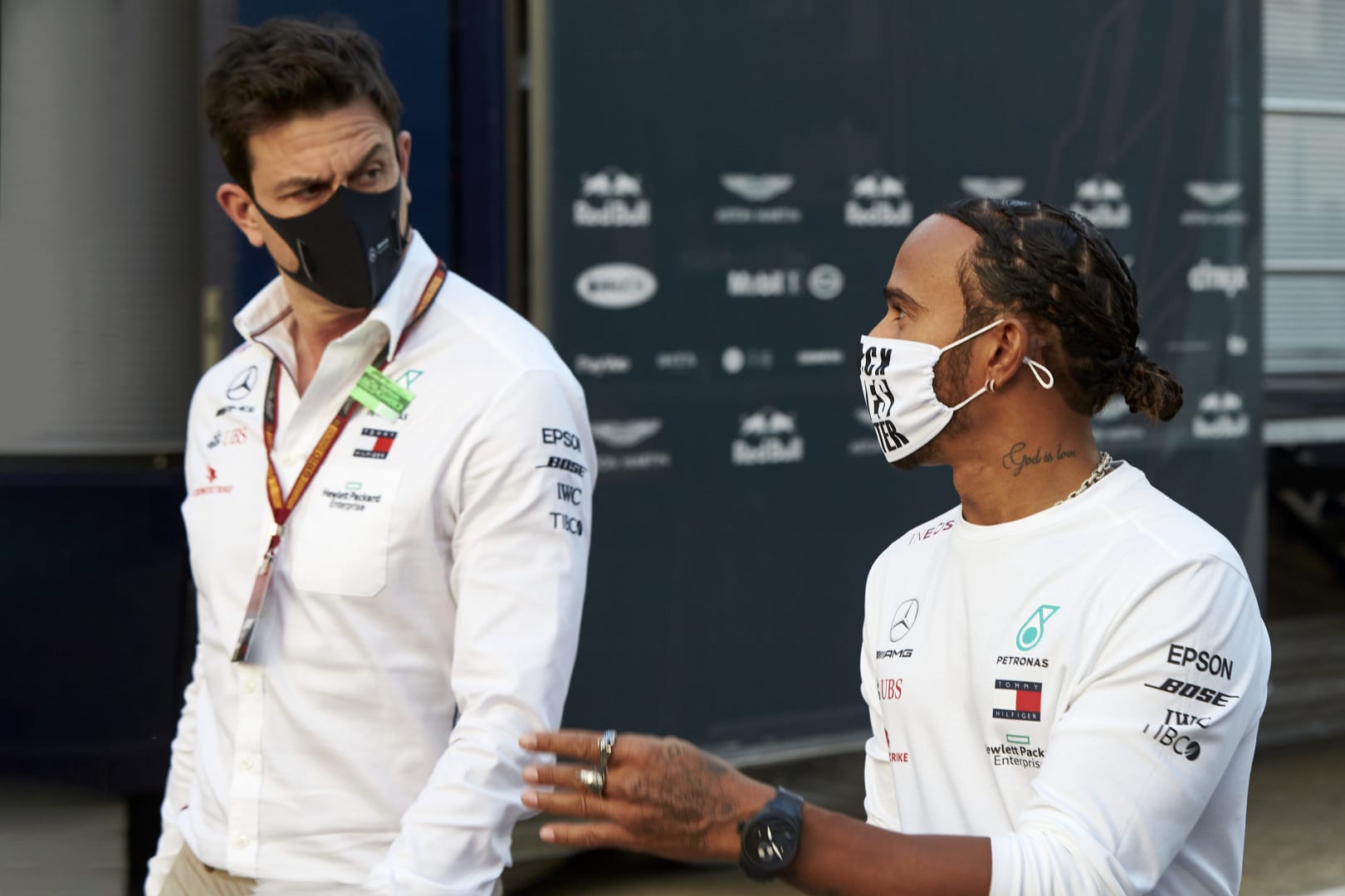 Toto Wolff Lewis Hamilton F1